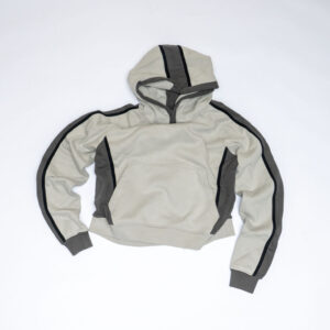 Gray-Light Hooded Pullover Shirt
